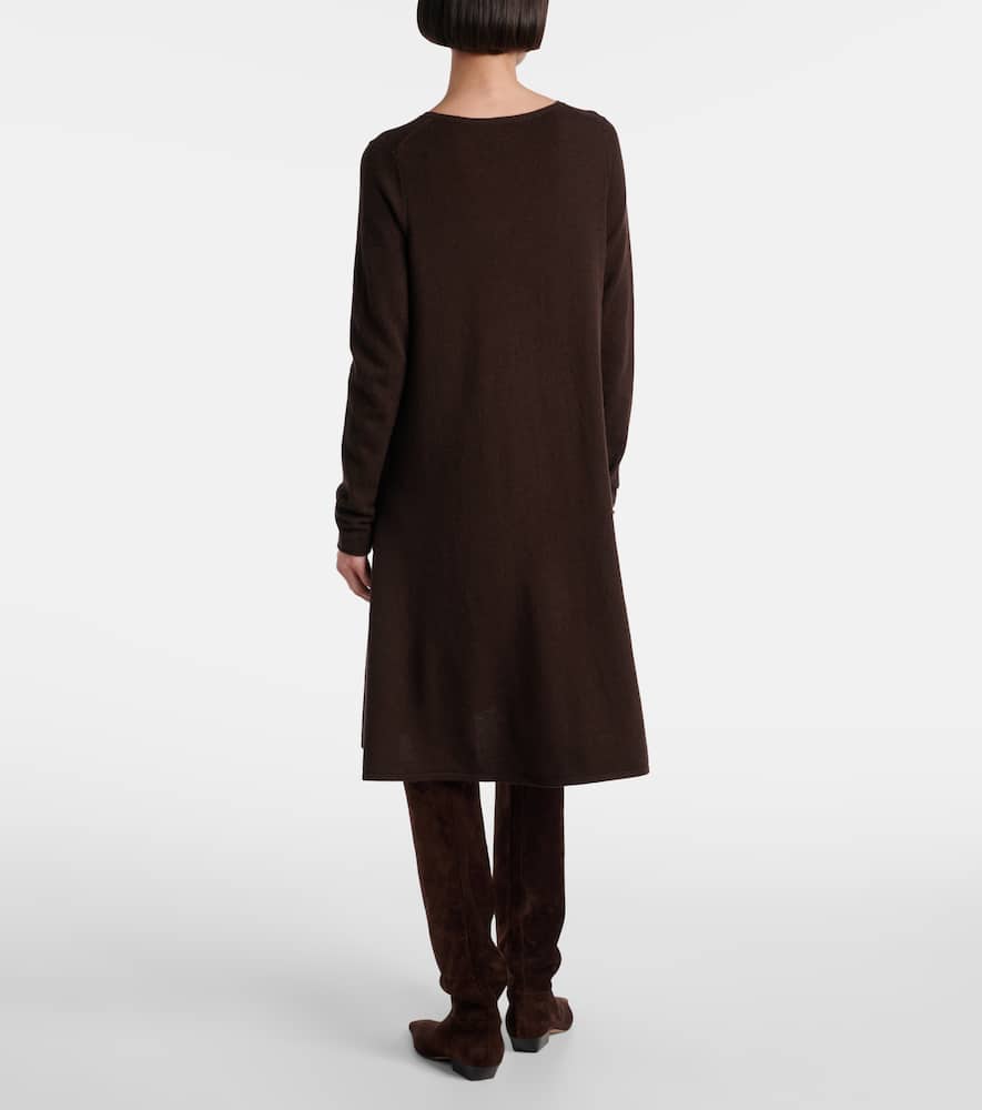 Wool and cashmere midi dress