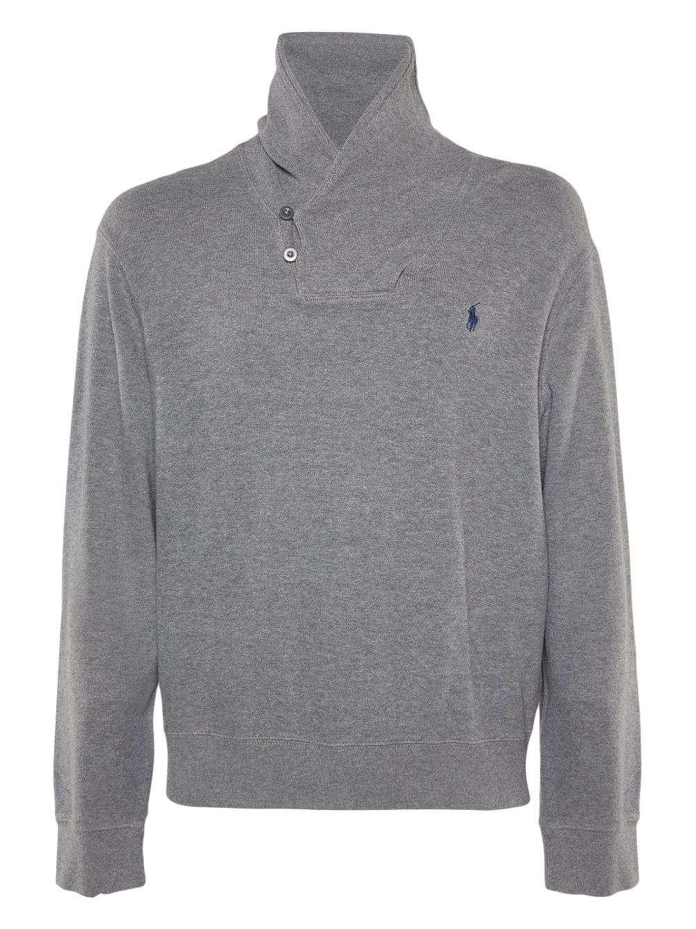 Pre-owned high-neck sweater - Grey