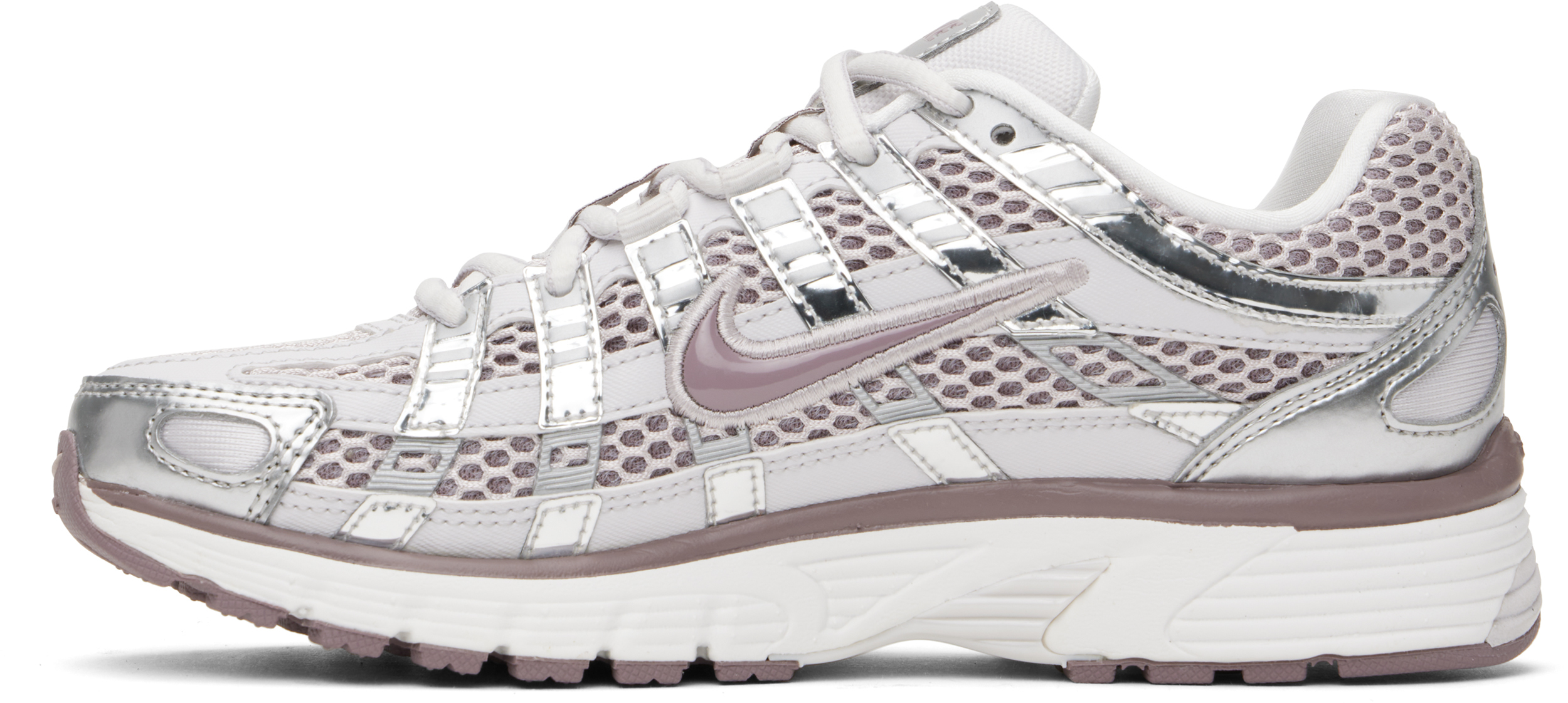 Purple & Silver P-6000 Sneakers