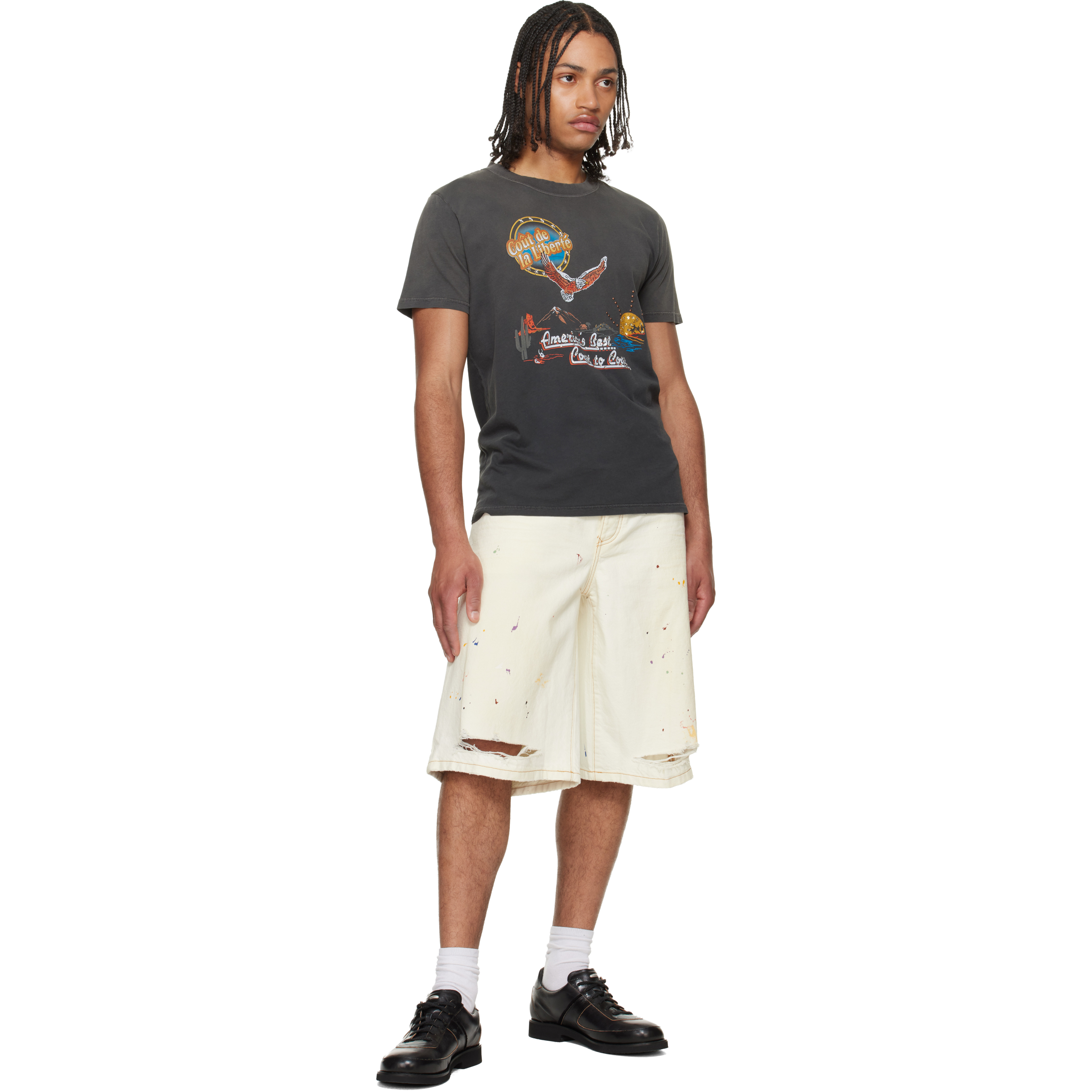 Black Freddie 'Coast To Coast' Emb S/S T-shirt