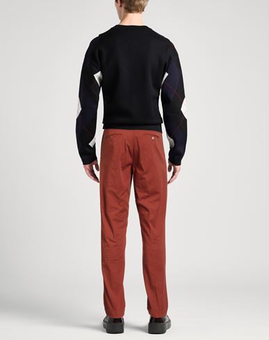 Man Pants Rust Size 34 Cotton, Elastane