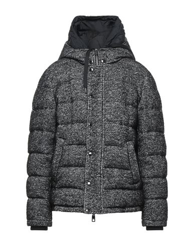 Man Puffer Black Size 46 Virgin Wool, Silk, Polyamide, Mohair wool, Alpaca wool