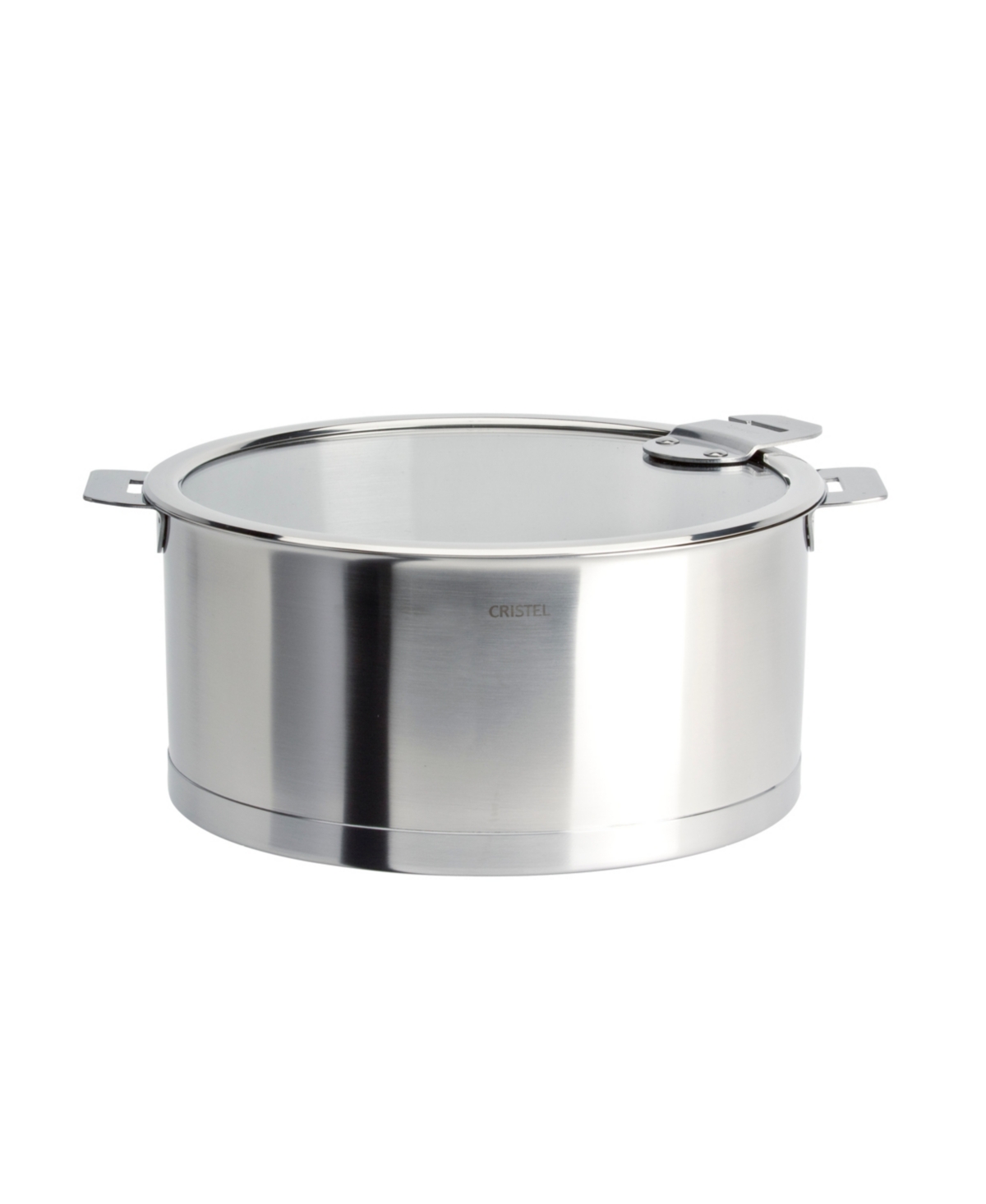 Stainless Steel 1 Quart Strate Saucepan with Lid - Silver