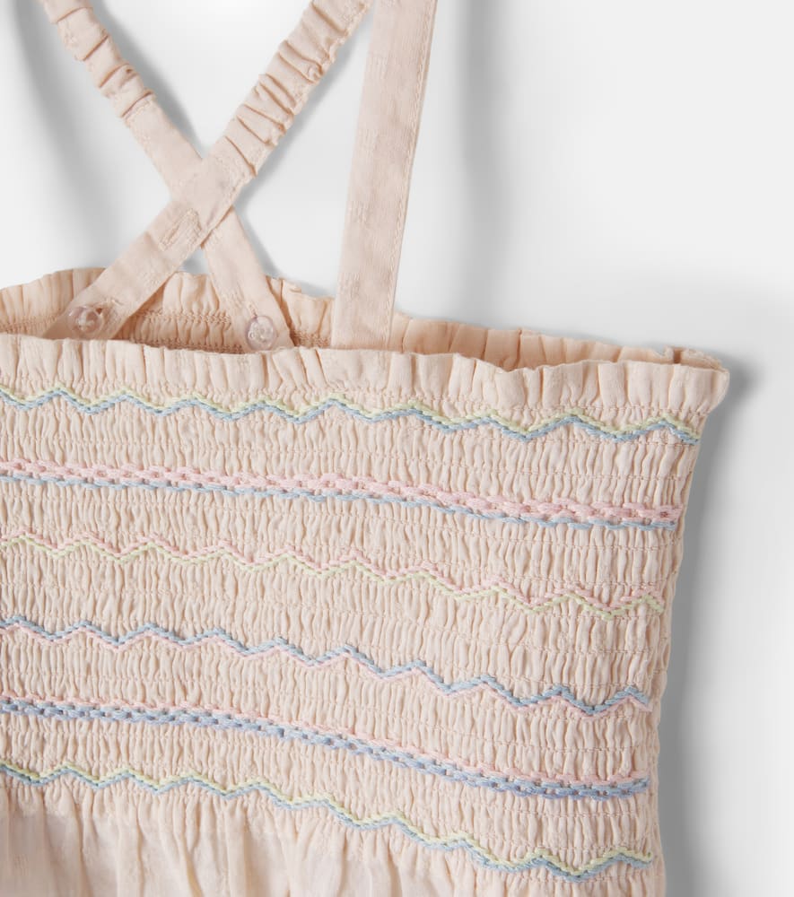 Florentina smocked cotton top