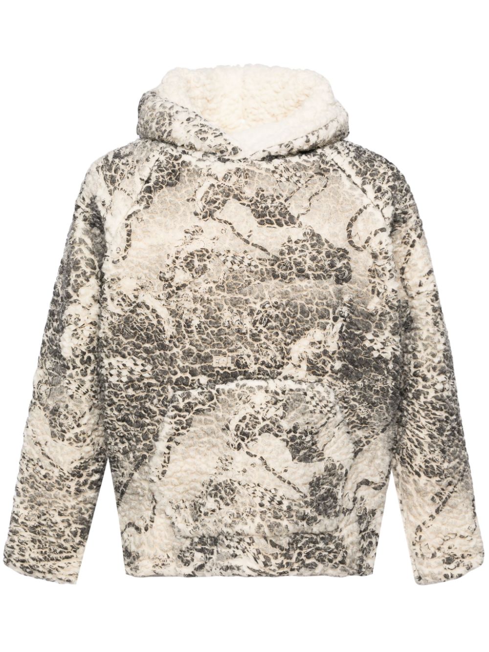 Fleece hoodie - White