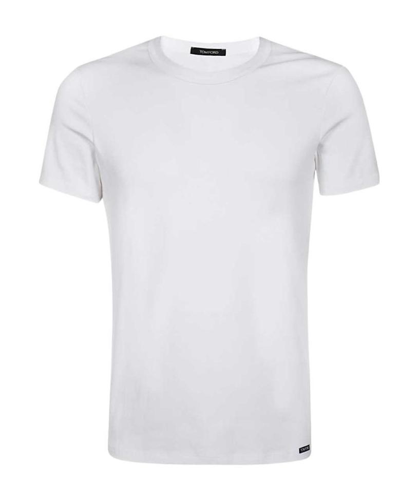 Logo patch crew neck T-shirt