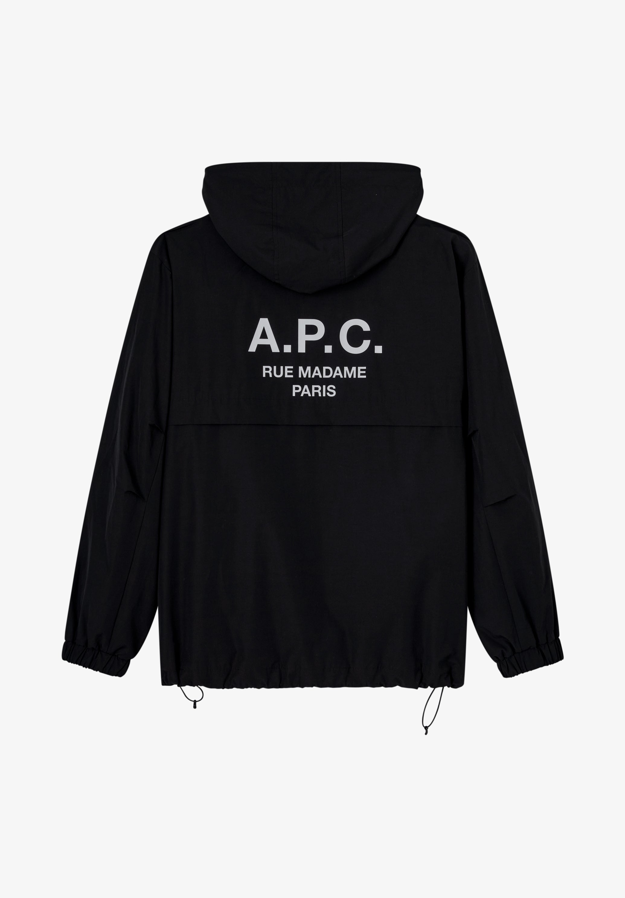 A. P.C. Men's Iggy windbreaker Size: Extra Small in Black