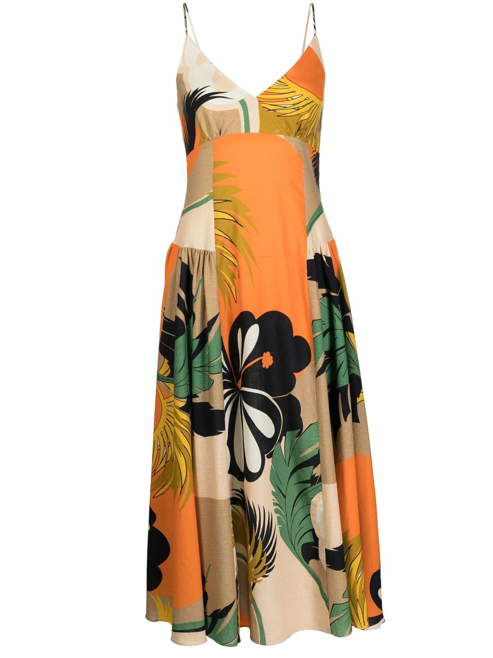 Amazonia mix-print sleeveless dress - Multicolour
