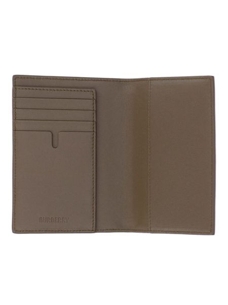 Burberry Checked Bi-Fold Passport Holder