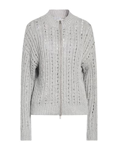 Easy Woman Cardigan Grey Size 6 Viscose, Polyester