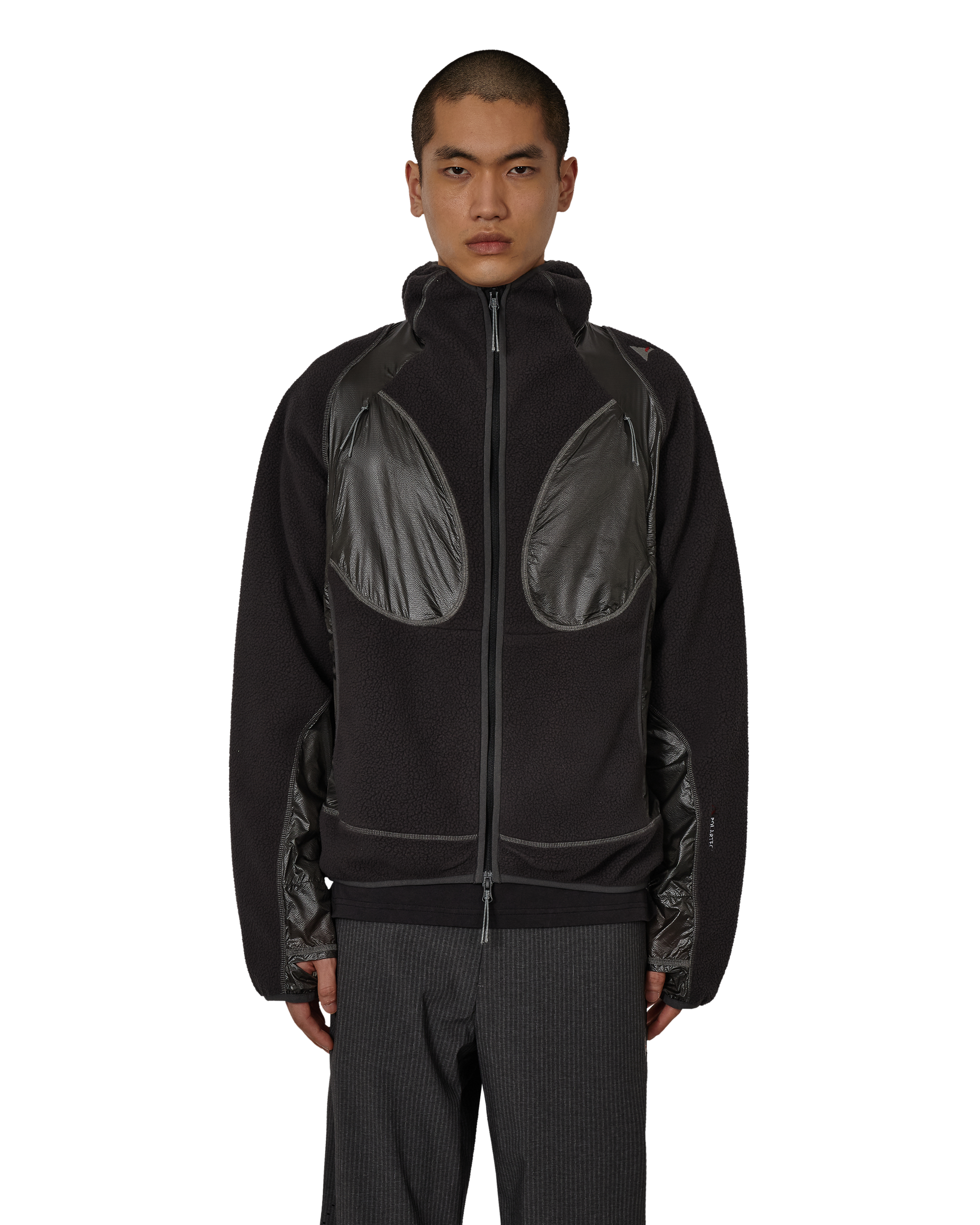 ROA Ocular Polartec Thermal Pro Zip Up Hoodie Black Coats And Jackets Male