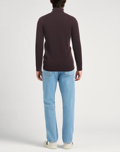 Harmont & Blaine Man Turtleneck Dark purple Size L Wool