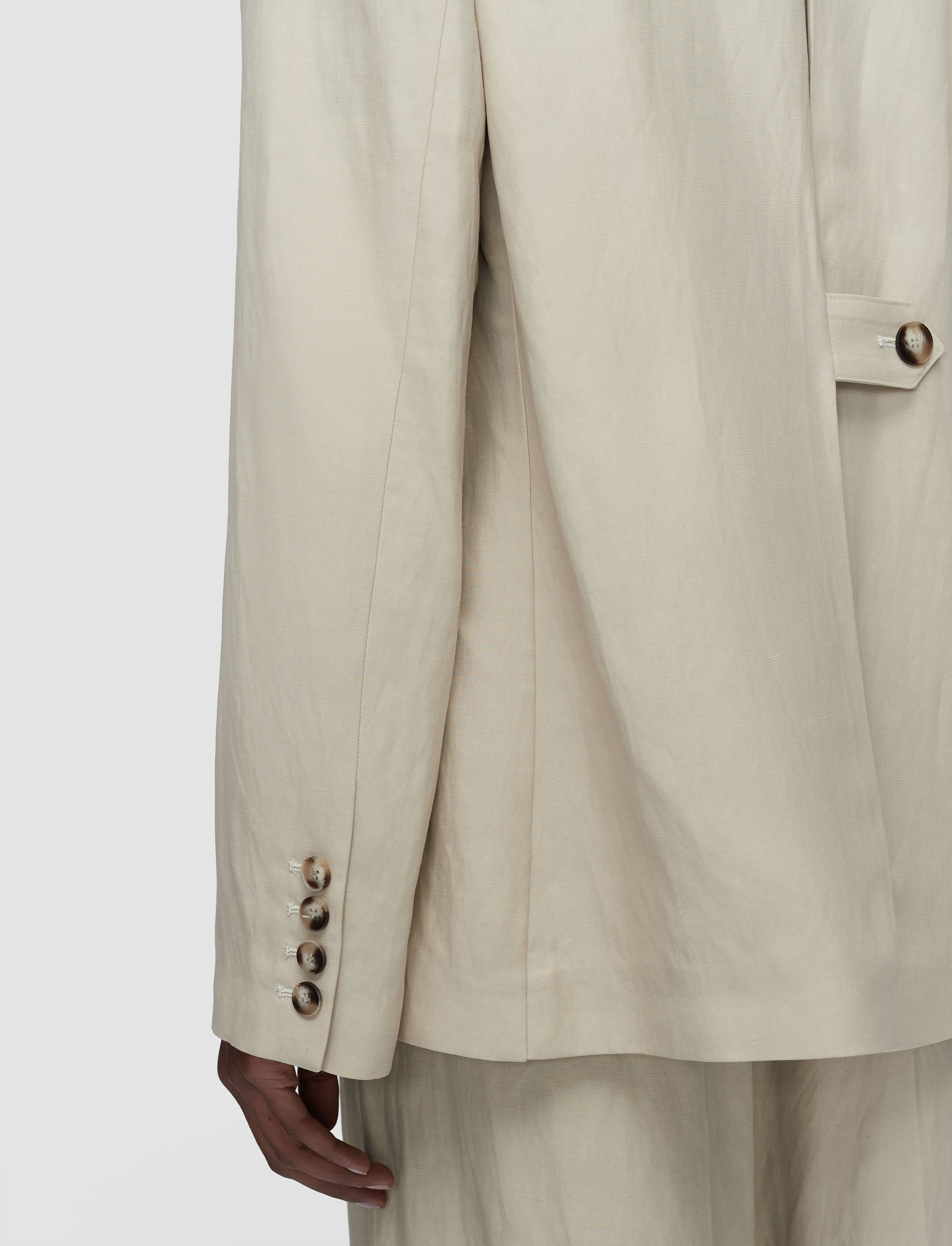 Rochd Light Linen Blend Jacket - 40