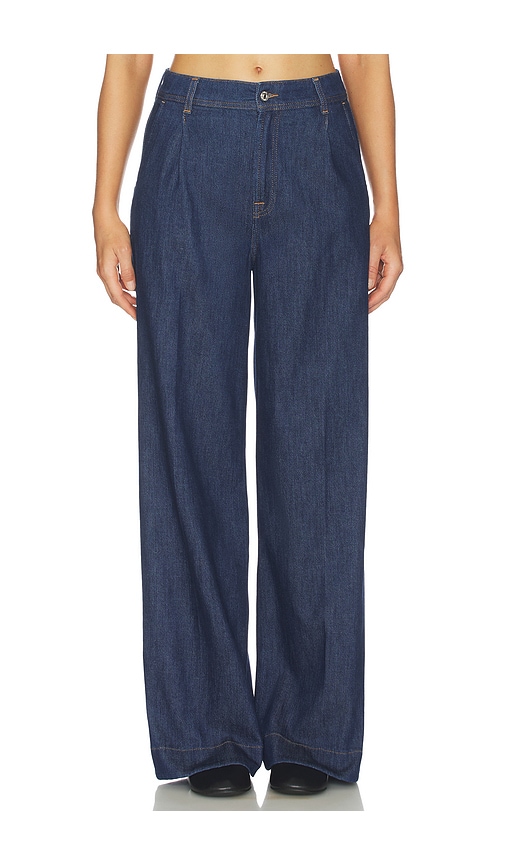 7 For All Mankind Pleated Trouser Jeans in Blue. - 23 also , 24, 25