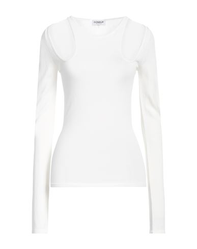 Dondup Woman Sweater White Size 2 Viscose, Polyamide