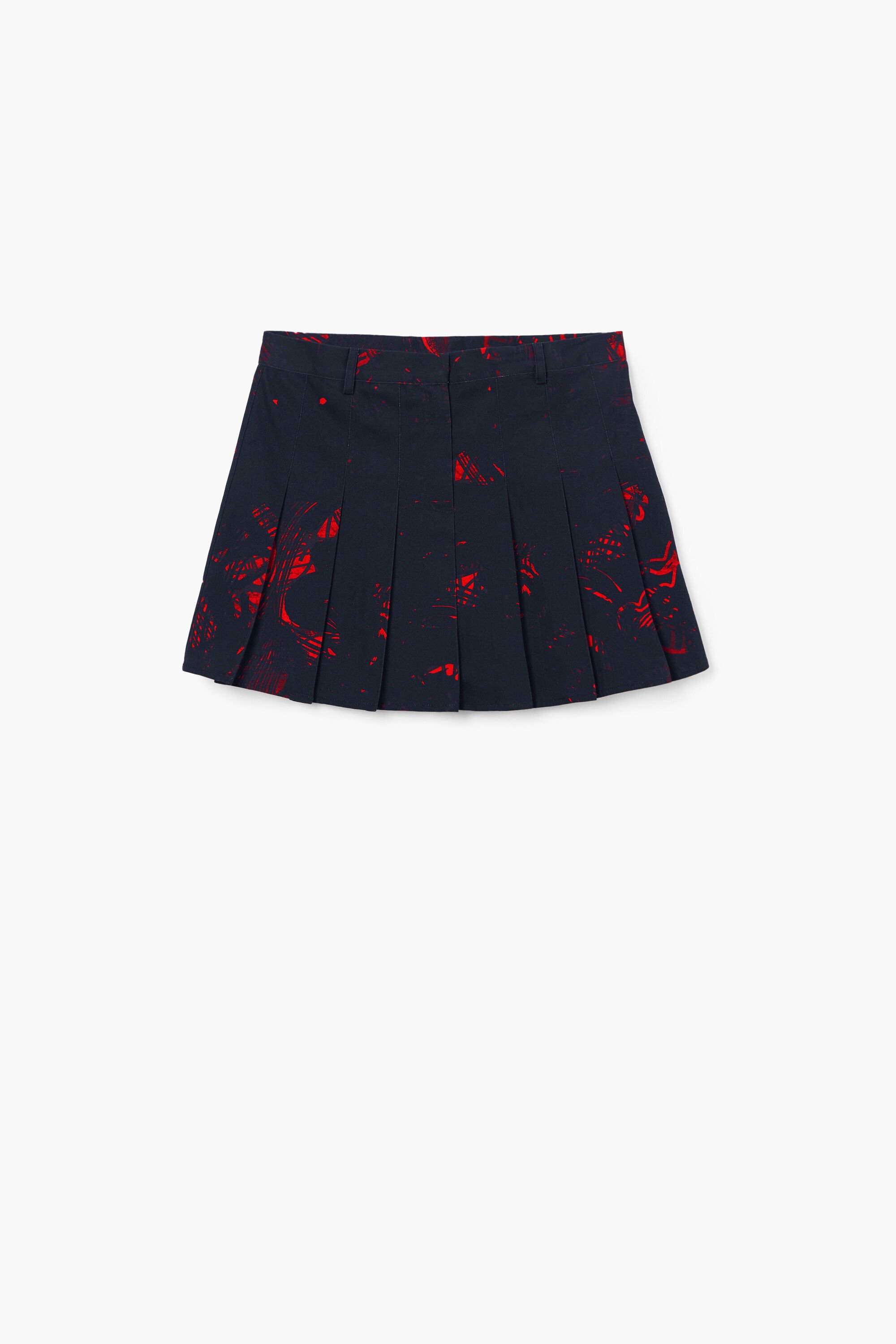 Pleated miniskirt by M. Christian Lacroi