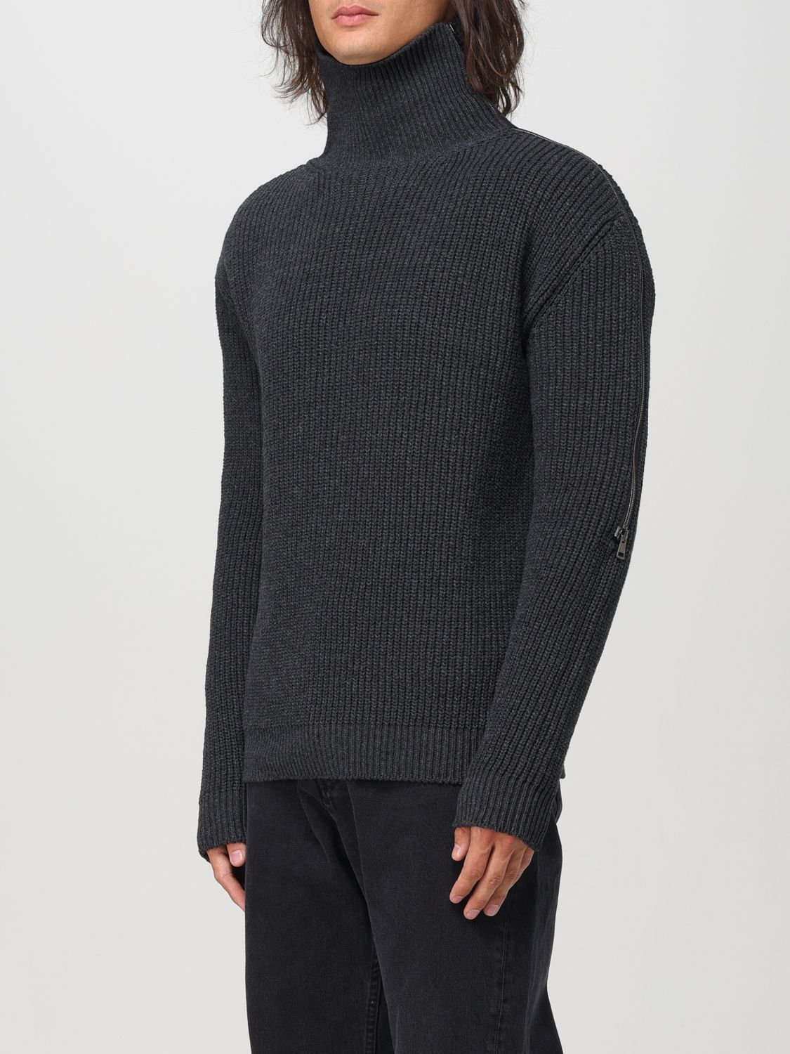 Zip hooded sweater - Grey