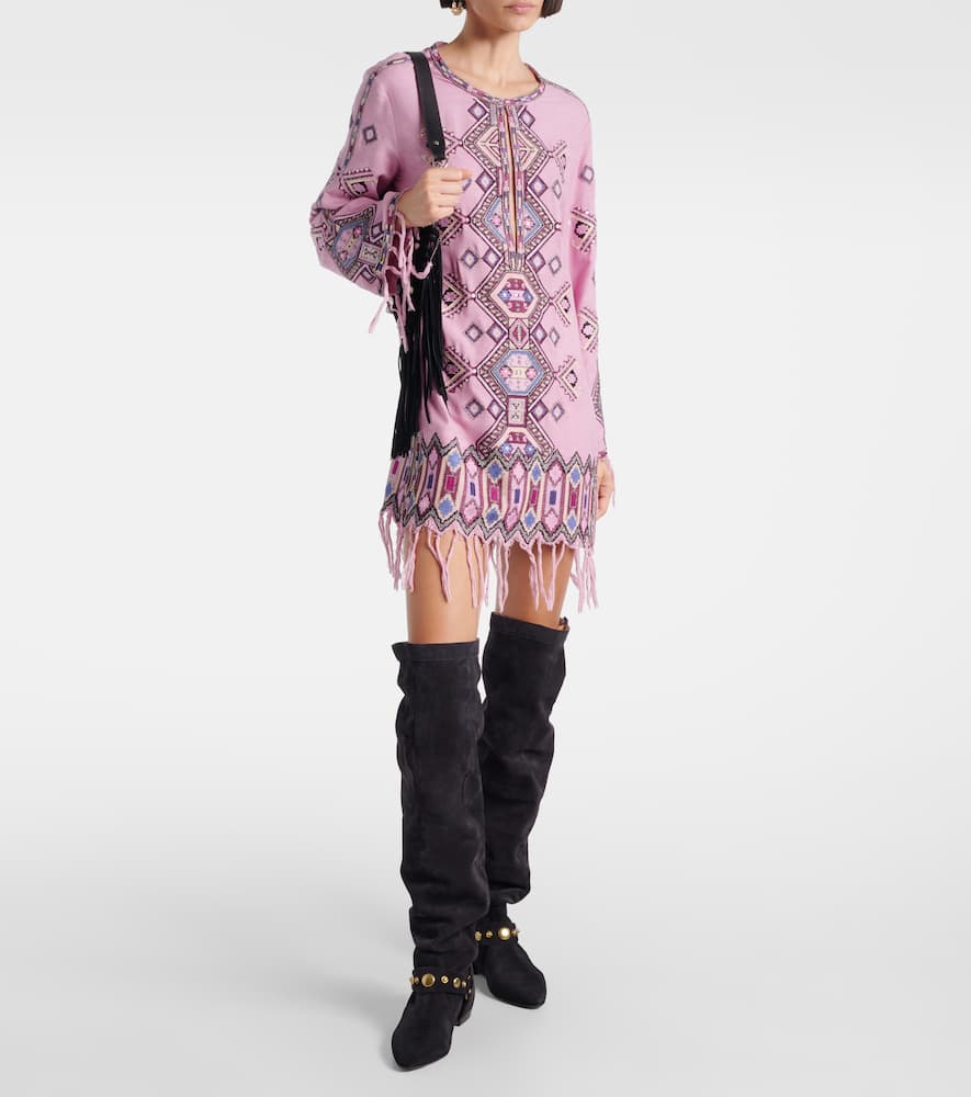 Selize suede over-the-knee boots