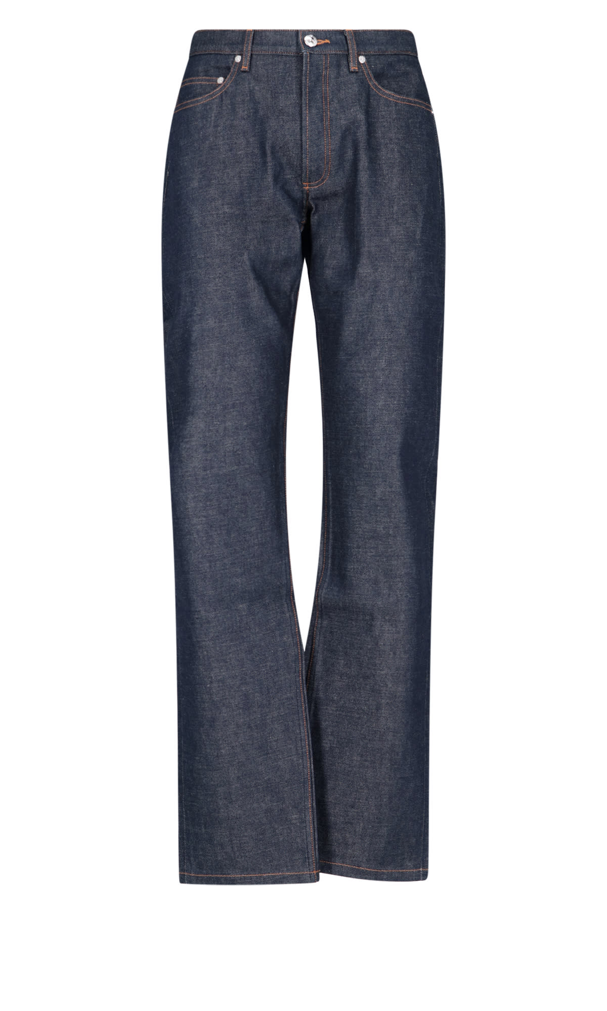 Straight-leg jeans