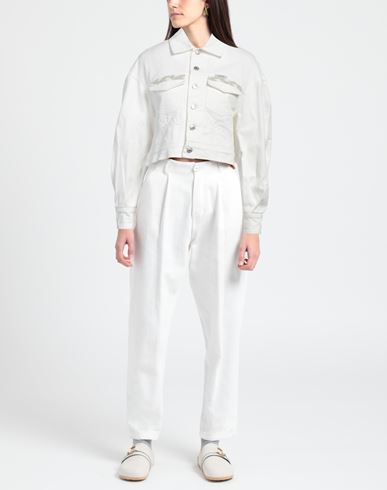 Woman Denim outerwear White
