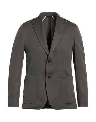 Man Blazer Military green Size 36 Viscose, Polyamide