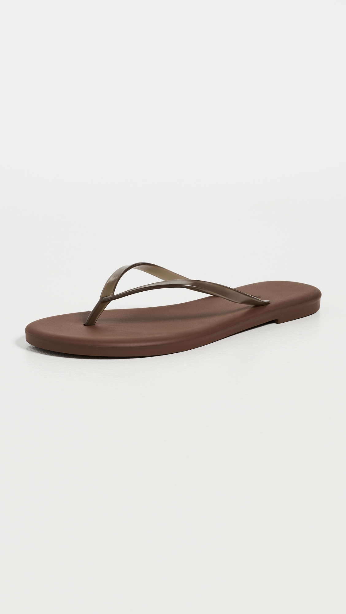 Aqua Jelly Flip Flops Brun