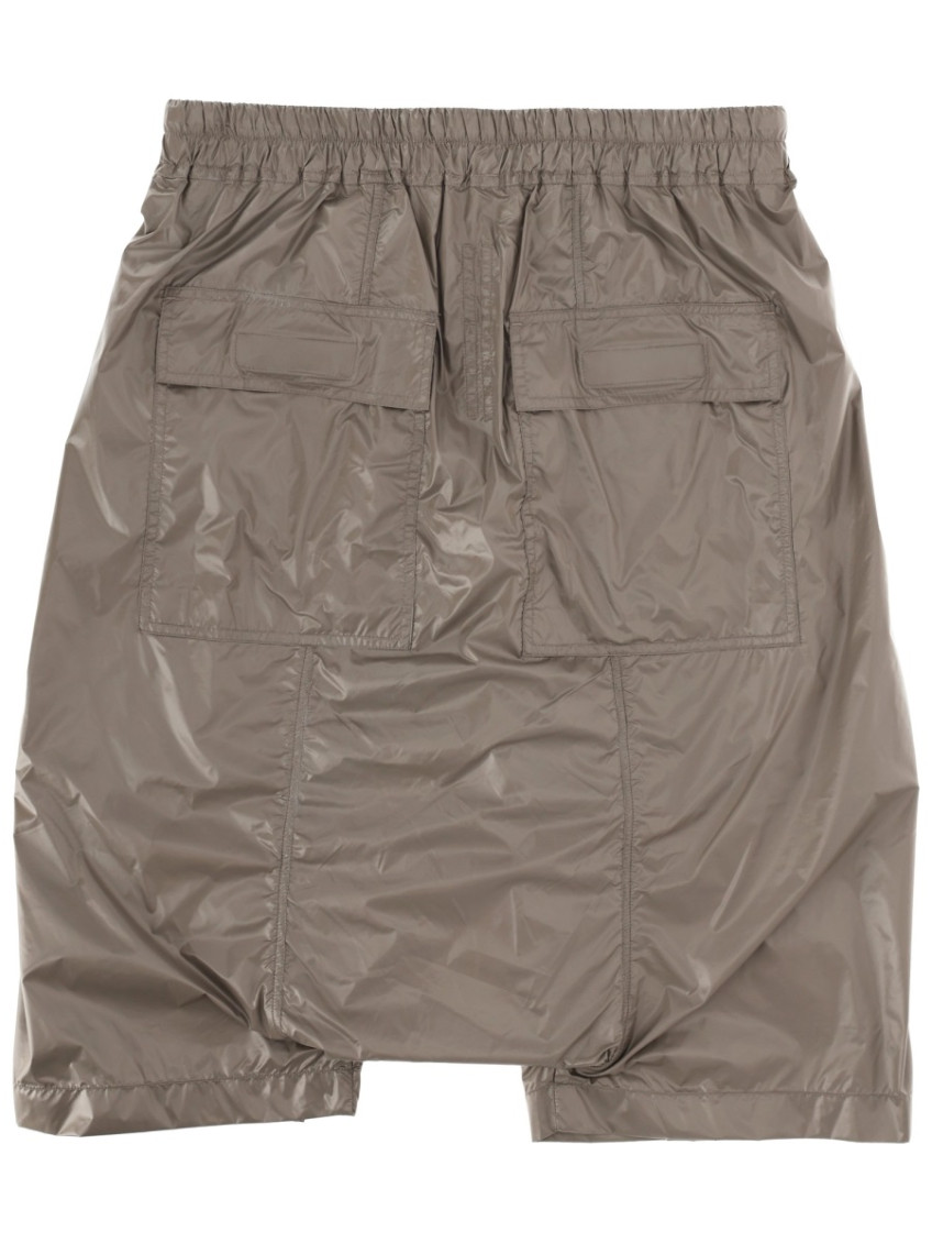 Brown Solid Shorts