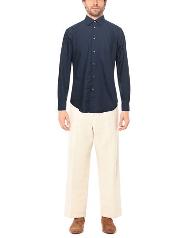 Man Shirt Midnight blue Size XXL Cotton