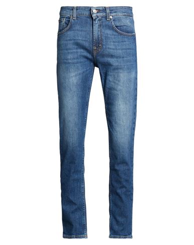 Man Jeans Blue Size 30 Organic cotton, Rubber