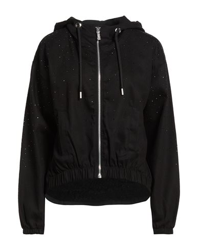 Woman Jacket Black Size L Cotton
