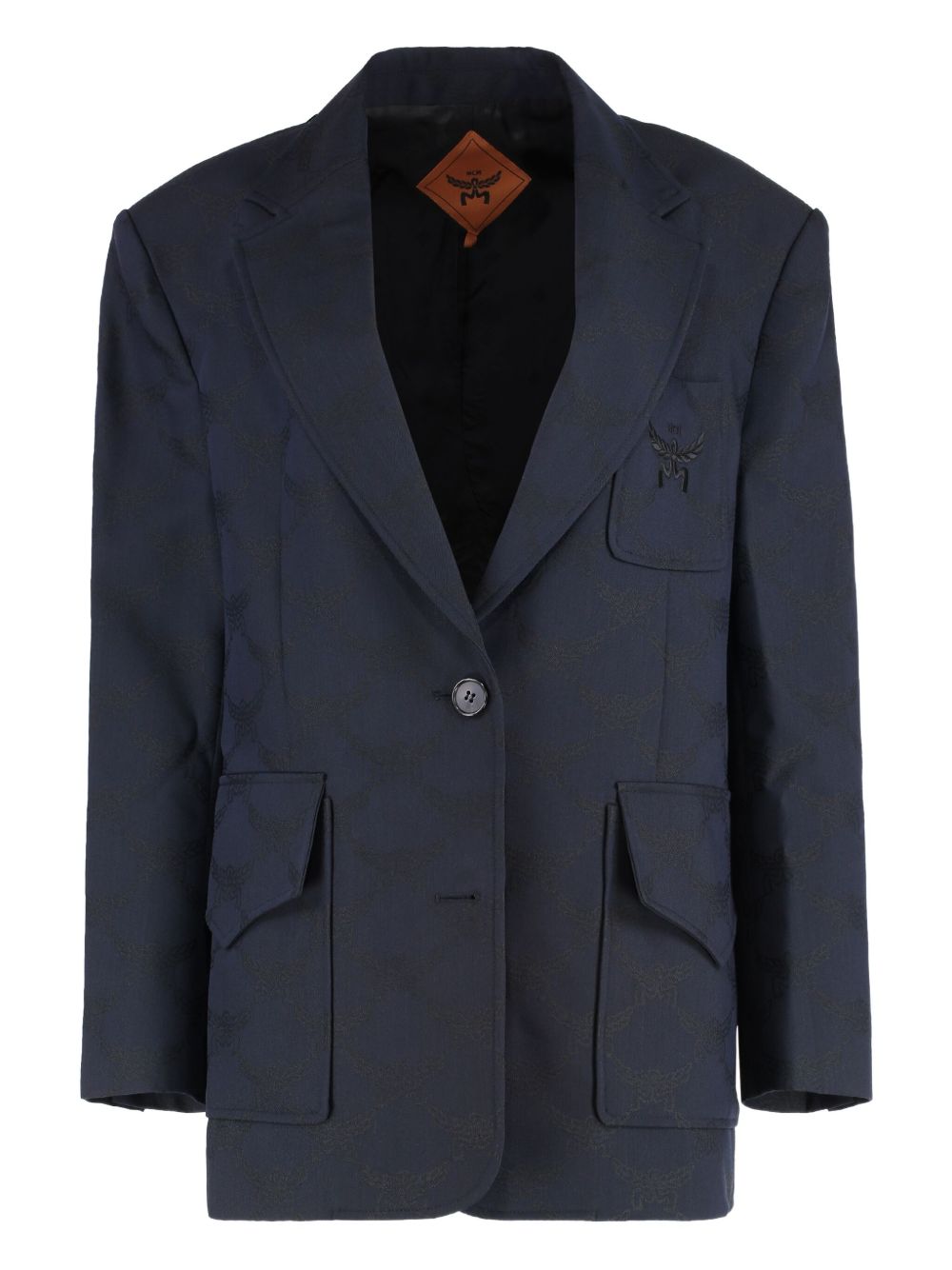 Single-breasted blazer - Blue