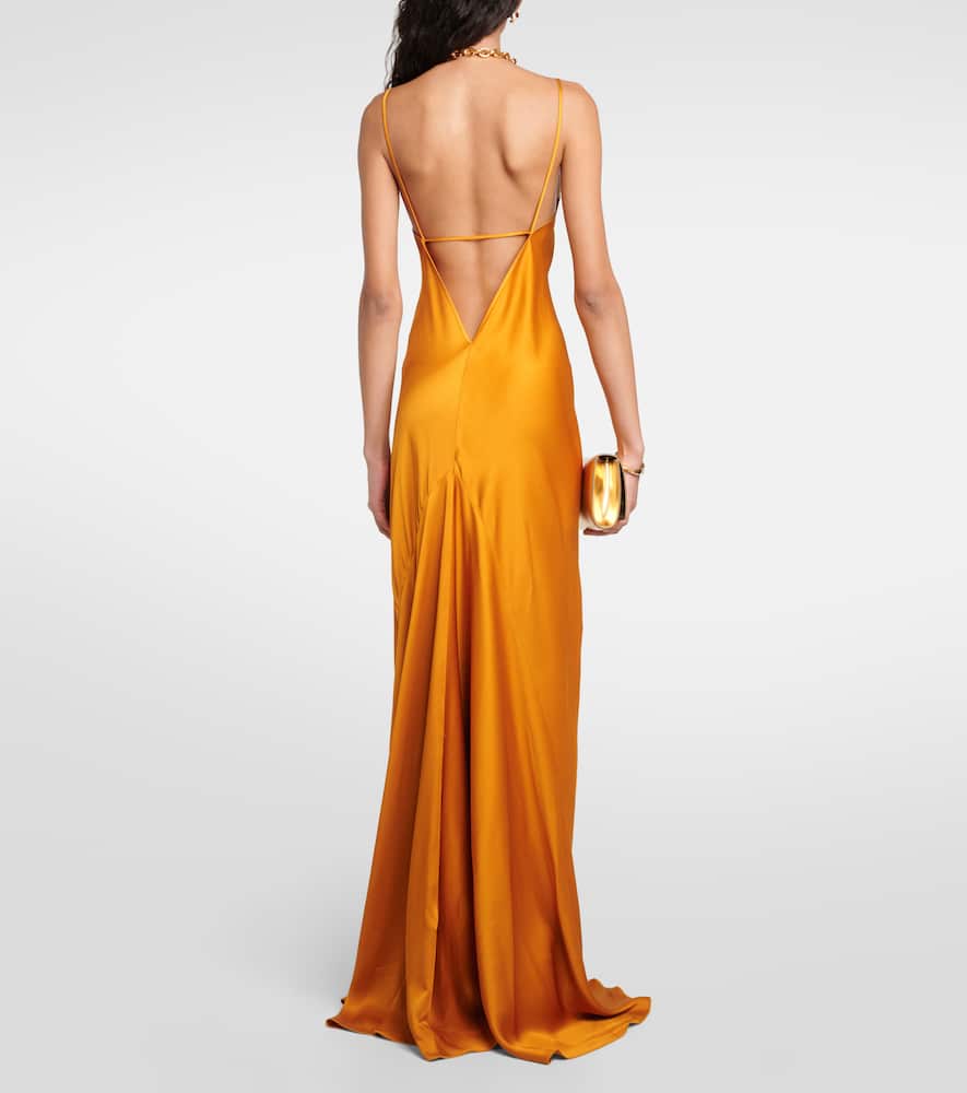 Cami satin gown