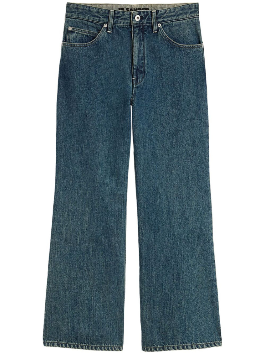 JIL SANDER- Denim Wide-leg Jeans