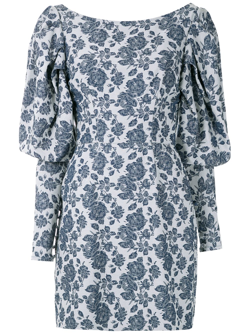 Estrela long sleeves dress - Blue