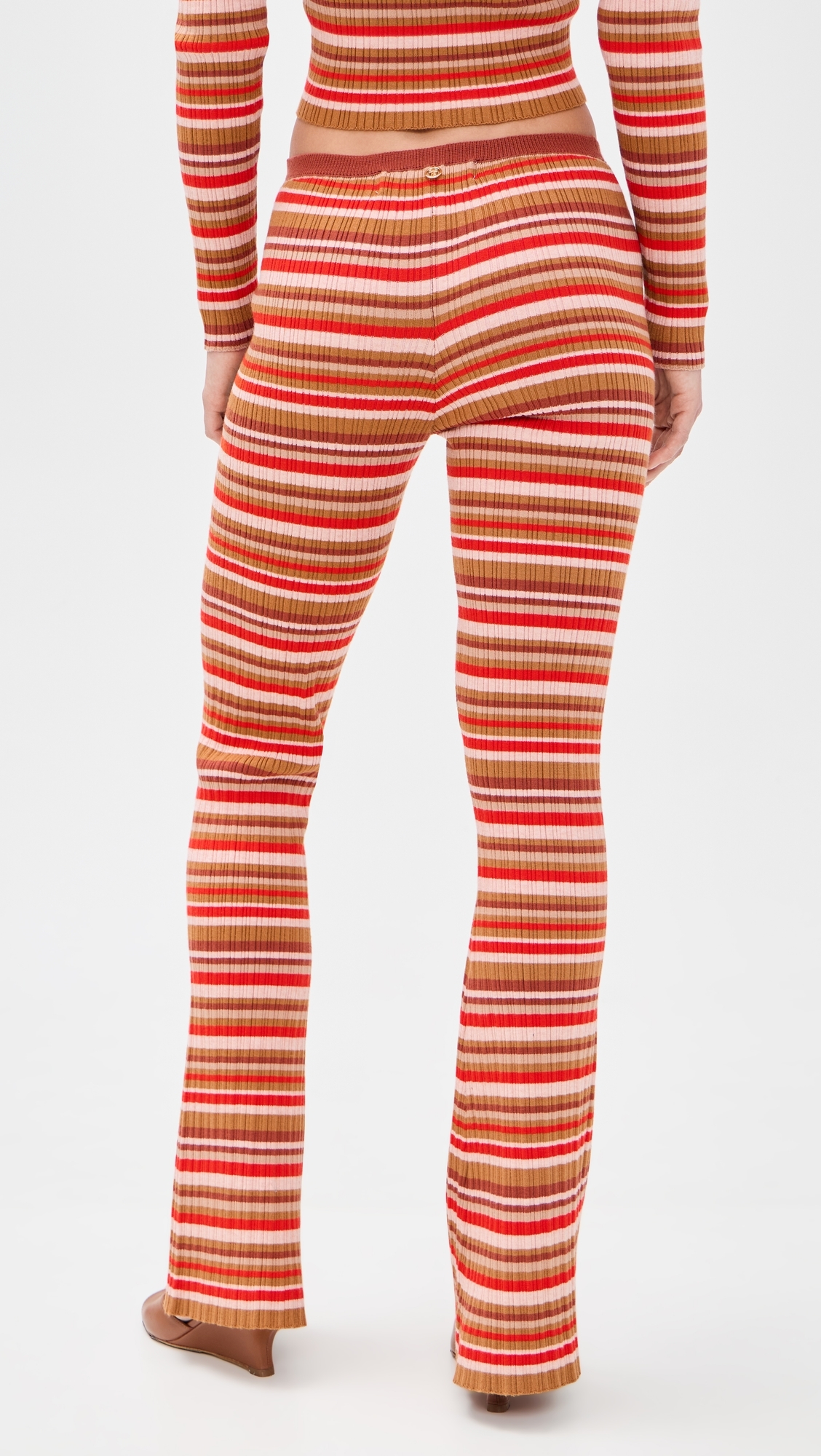Ann Pants Bayadere Rib Stripes S