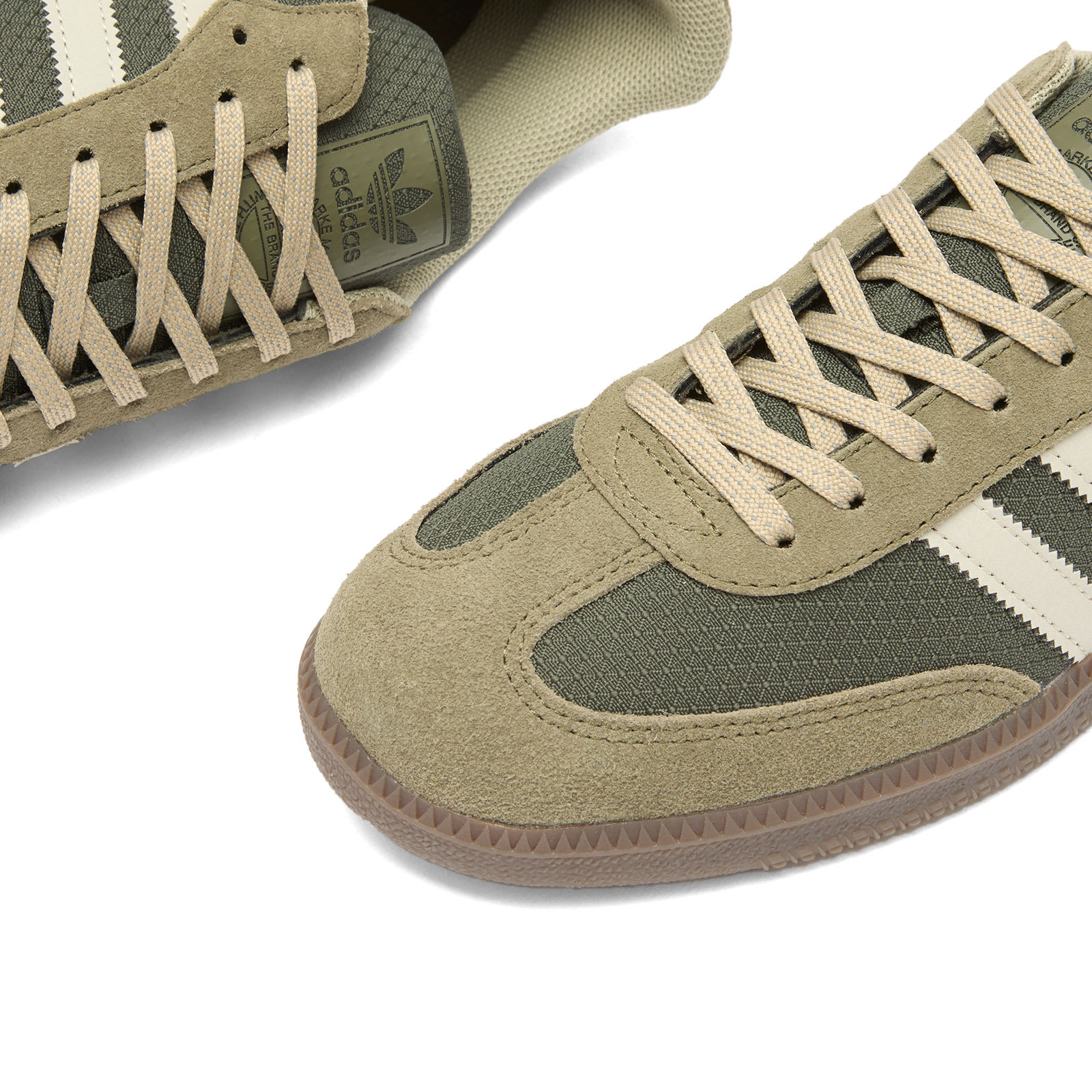 Men's Samba OG Sneaker in Shadow Olive/Putty Grey/Olive Strata