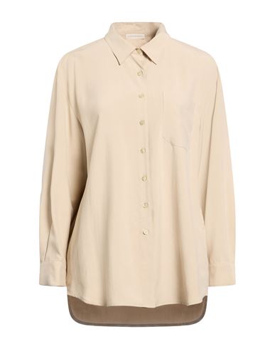 Woman Shirt Beige Size S Silk