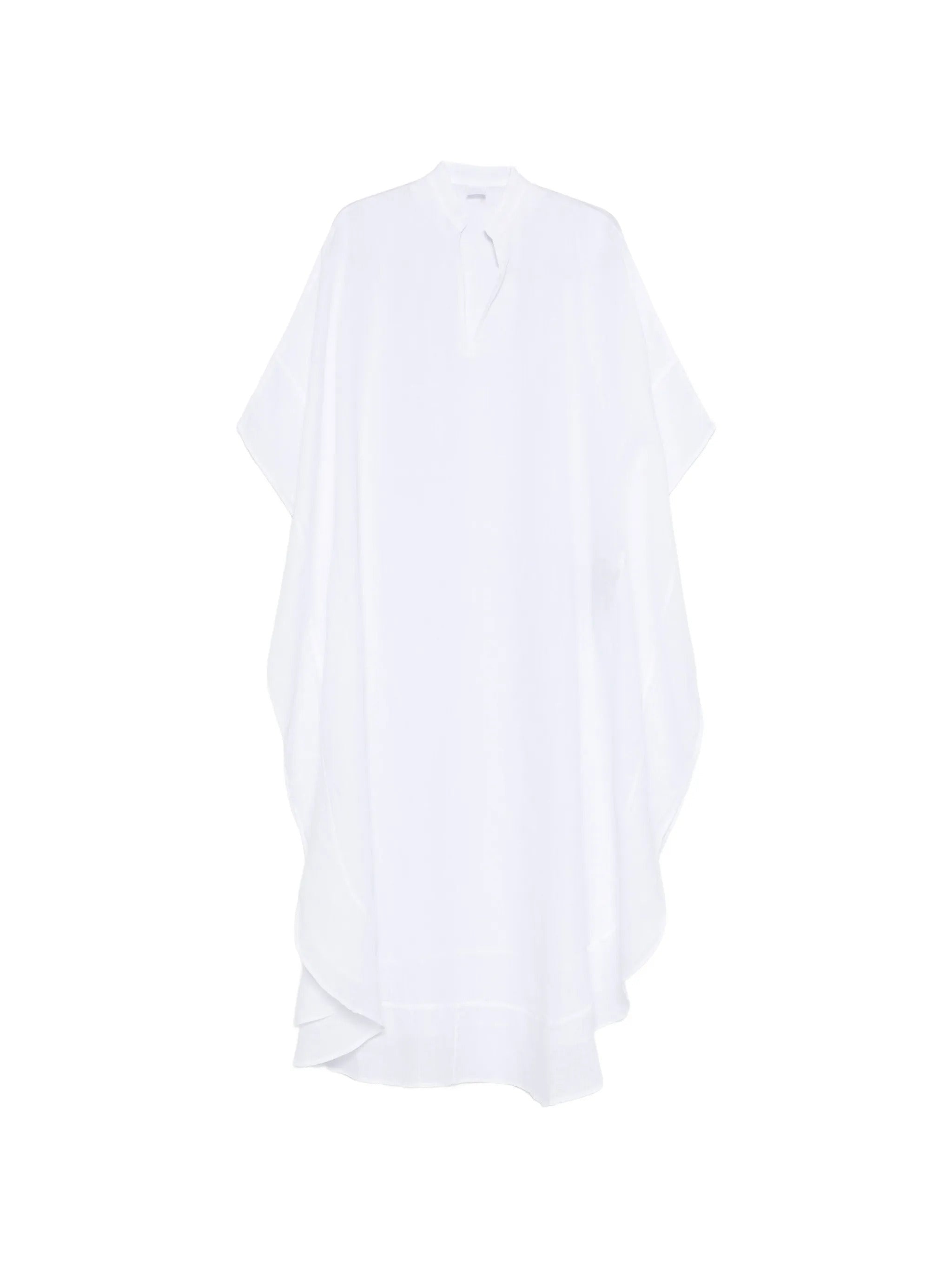 Linen Kaftan V-Neck with Side Slits for Women
