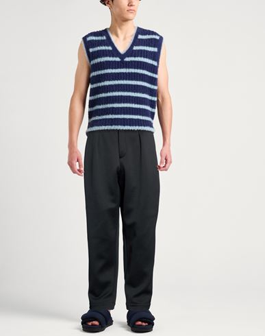 Man Pants Black Size 30 Polyester, Wool, Polyamide