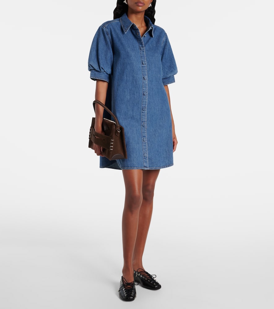 Play denim minidress