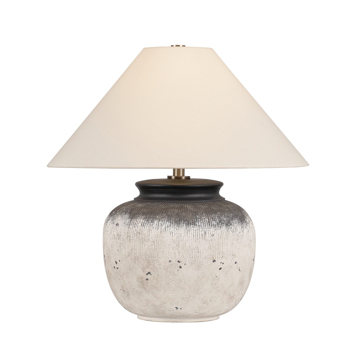 Patina Brass Table Lamp from the Unearthed Collection