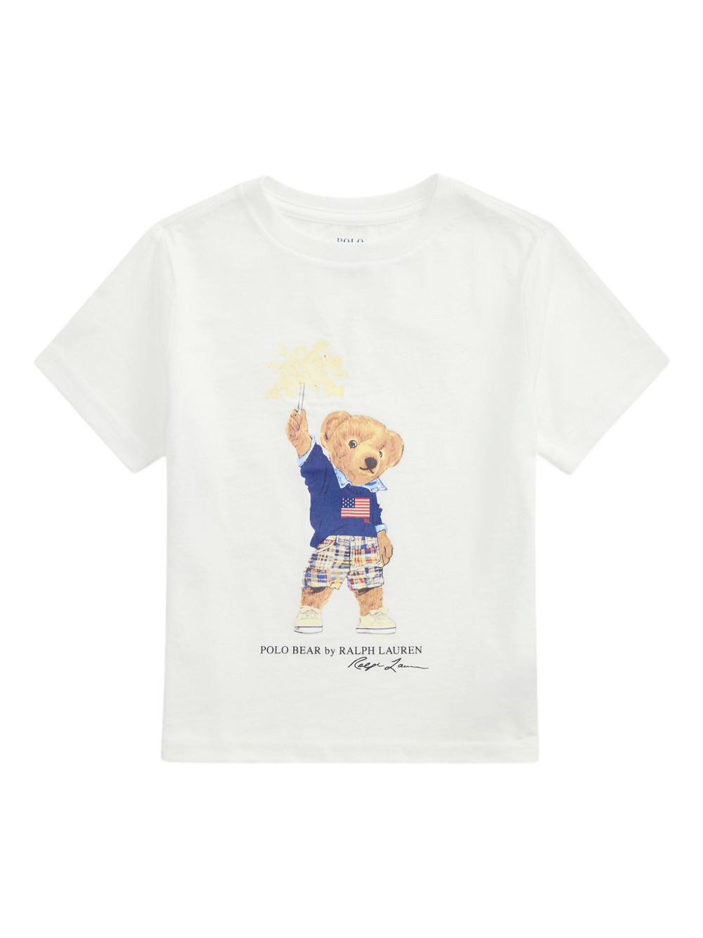 POLO RALPH LAUREN KIDS Polo Bear T-shirt - White