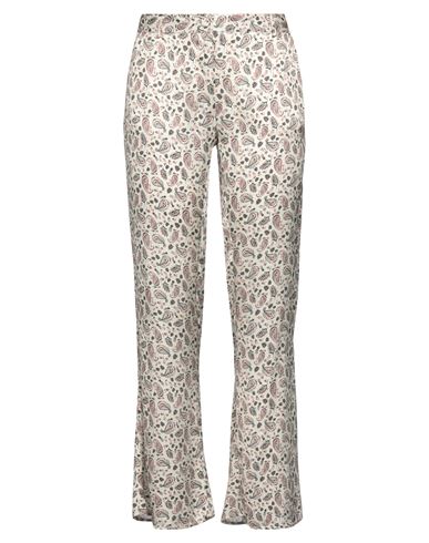 Woman Pants Beige Size 8 Viscose