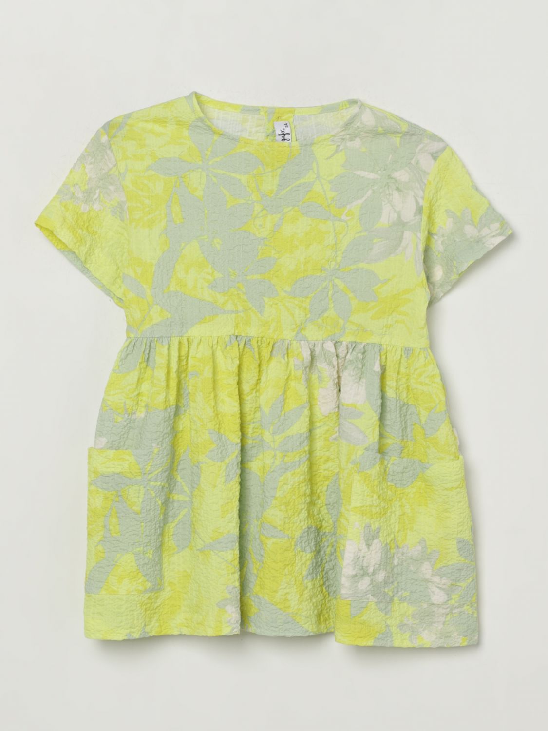 Floral-print dress - Yellow