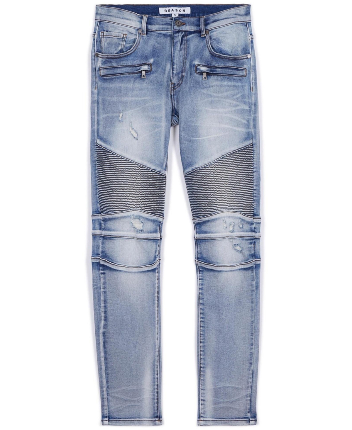 Men's Big and Tall Pines Skinny Denim Jeans - Blue