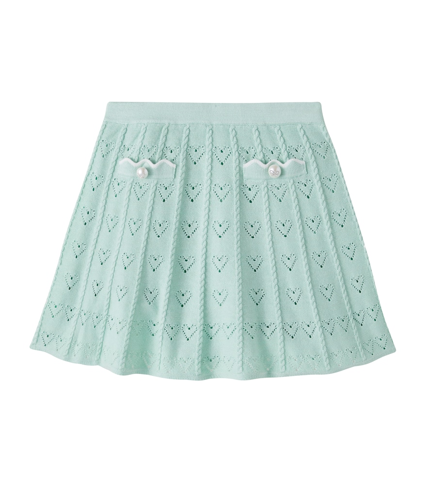 Pointelle skirt