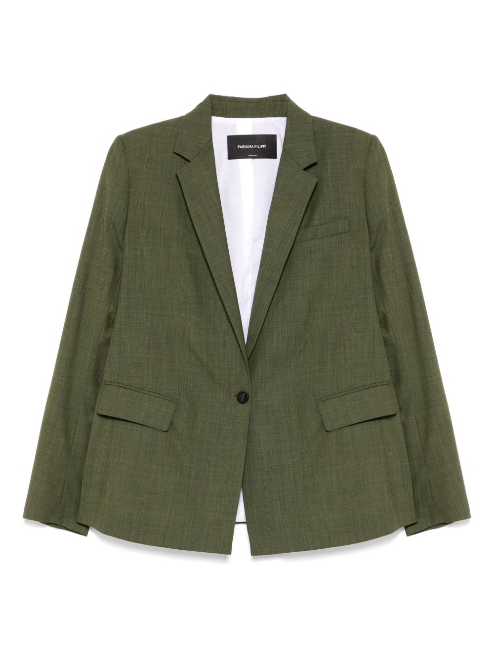 Fabiana Filippi single-breasted blazer - Green