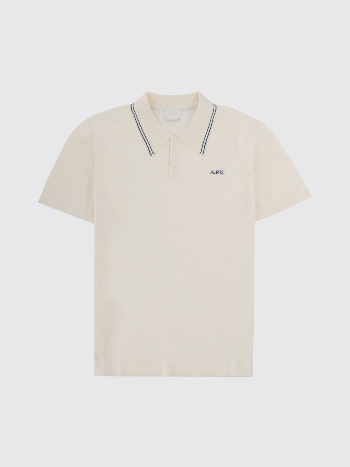 A. P.C. Polo Shirt Men color Beige