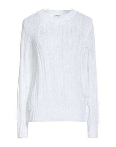 Woman Sweater White Size 0 Cotton, Polyester