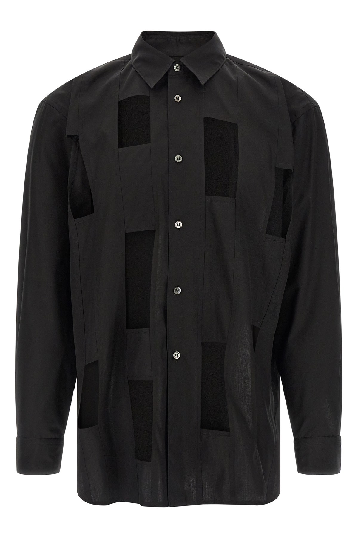 Geometric Cut-Out Shirt